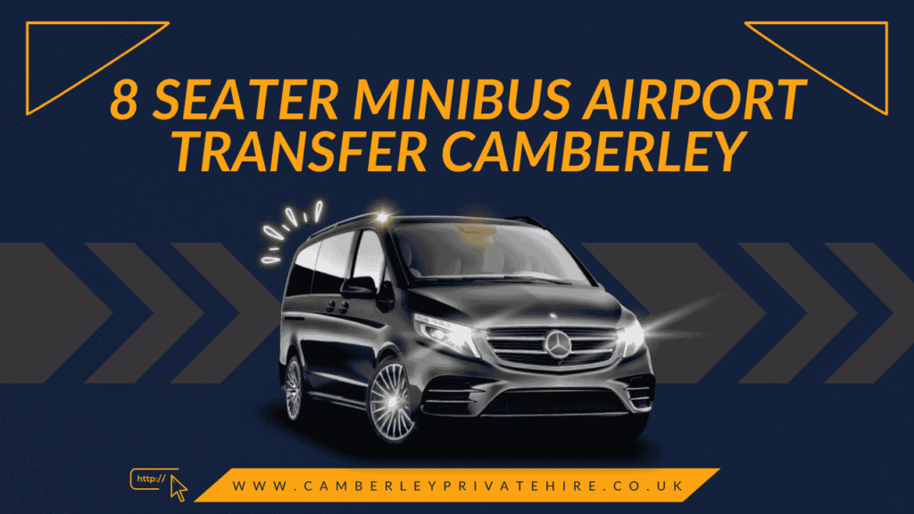 8 seater minibus airport transfer Camberley