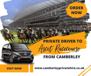 Private Driver to Ascot Racecourse from Camberley