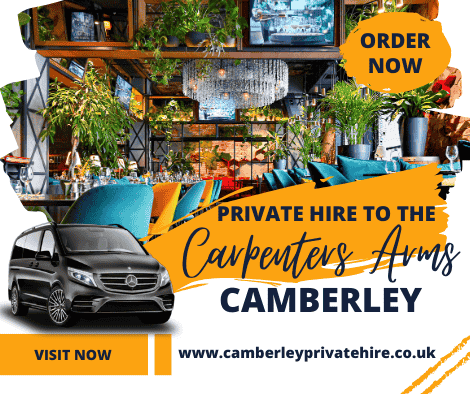 Private Hire to The Carpenters Arms Camberley