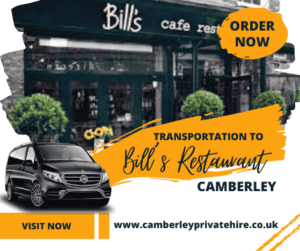 Transportation to Bill’s Restaurant Camberley